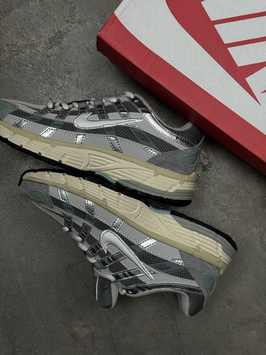Nike кроссовки P-6000 Flat Pewter white/silver