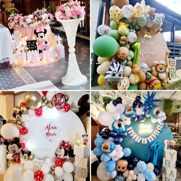 Nunta botez aranjamente flori/baloane/Cabina foto/360 video/Fum miri