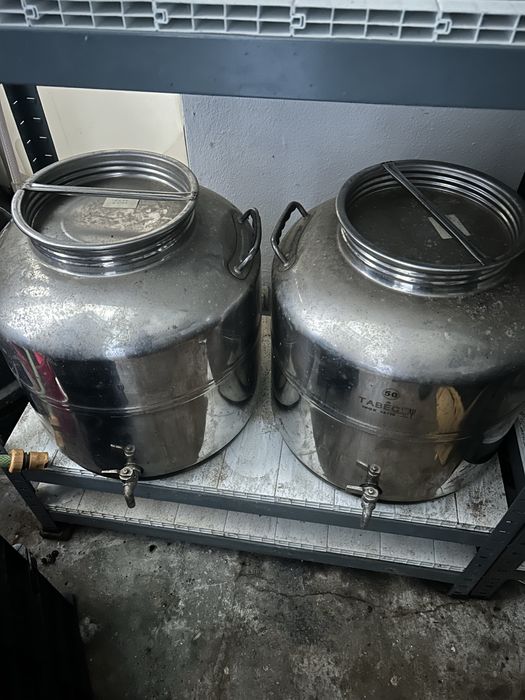 Италиански инокс съд SANSONE 15,50л – нов, професионален