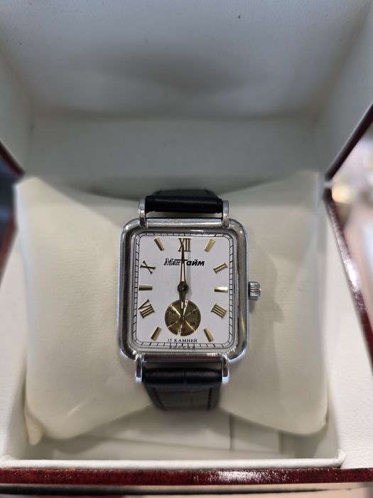 Продам серебрянные часы МакТайм (новые)