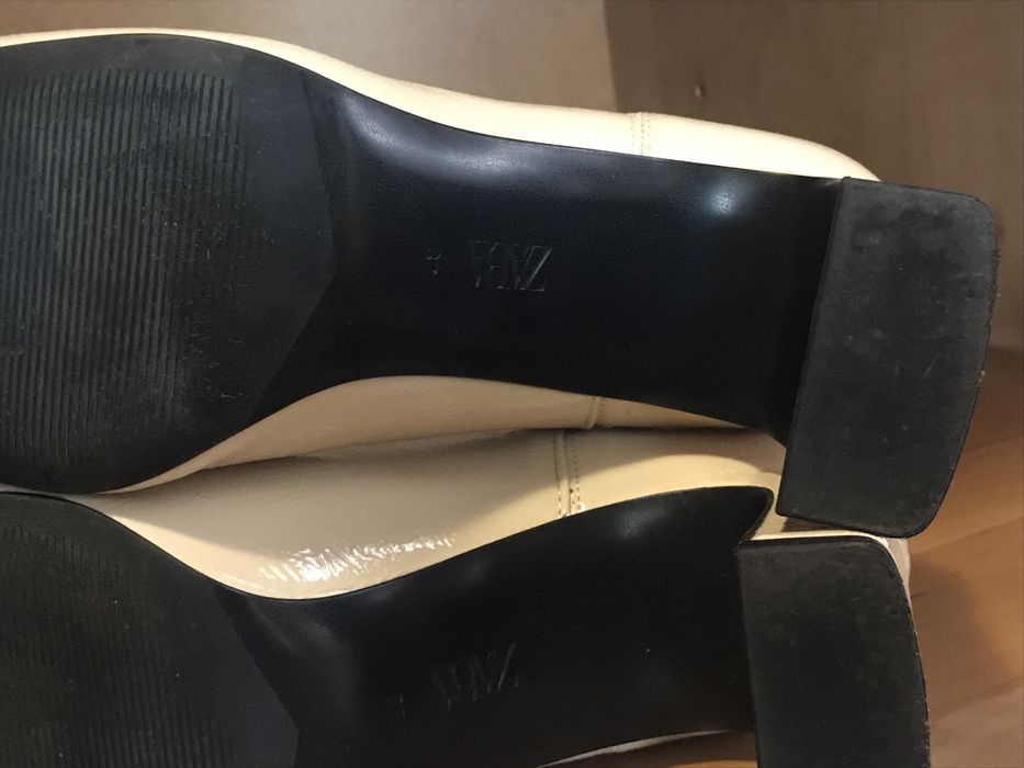 Дамски кожени боти “ZARA”,  N 37