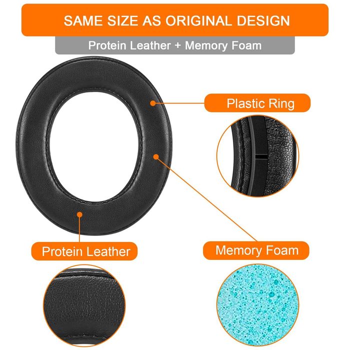 Set 2 bureti pentru casti Corsair HS50 Pro / HS60 Pro / HS70 Pro