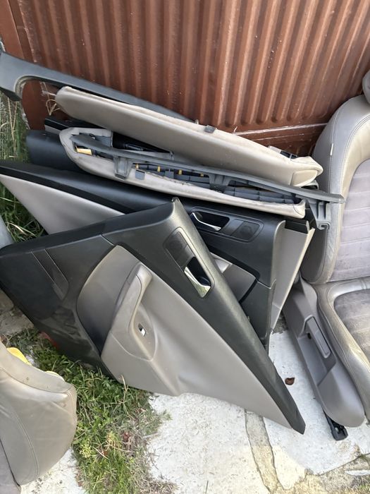 Салон с кори кожа с алкантара бежова Passat B6 седан