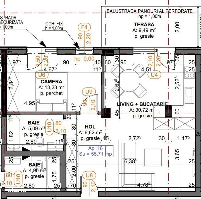 Comision 0! Apartament 2 camere 56mp, FINISAT, TVA inclus! — fotografia 3