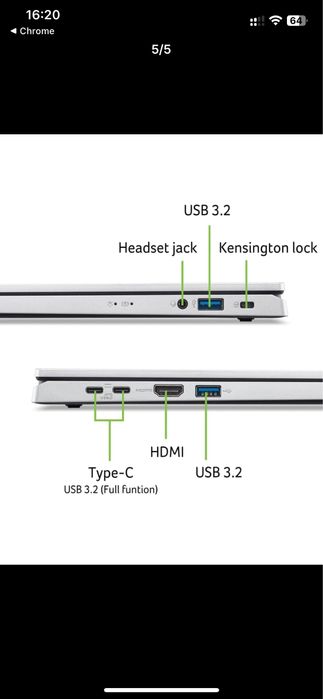 Acer Aspire 15 lite новый с коробкой!