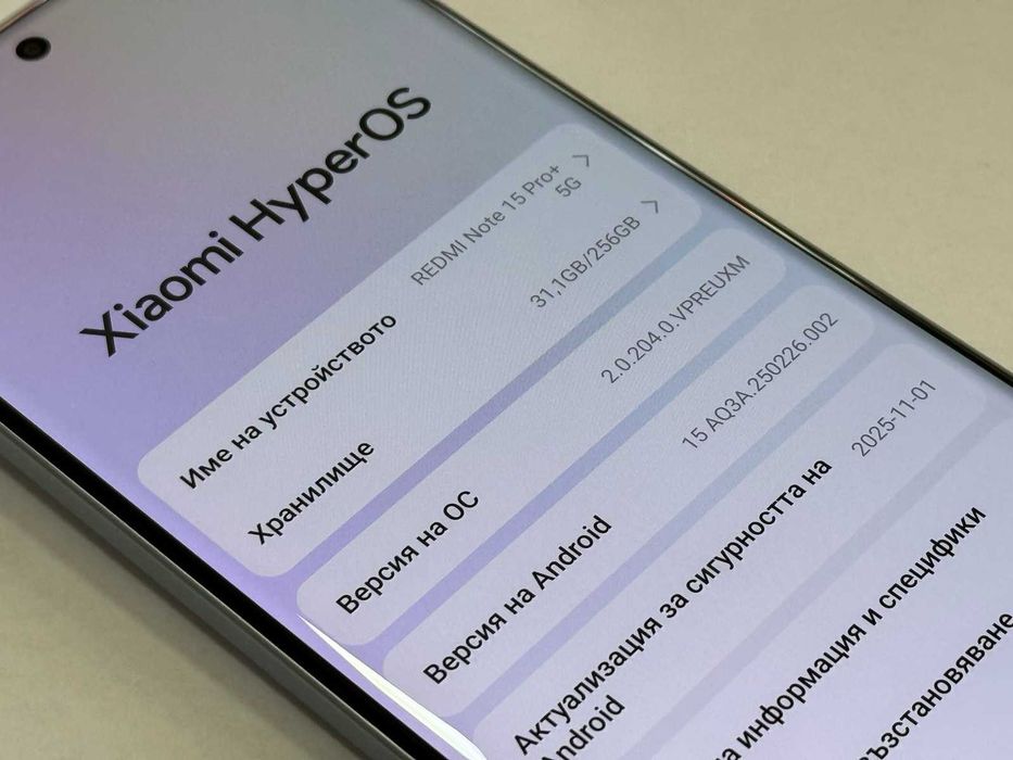 НОВ! Xiaomi Redmi Note 15 Pro+ 5G 256GB 8GB RAM Dual