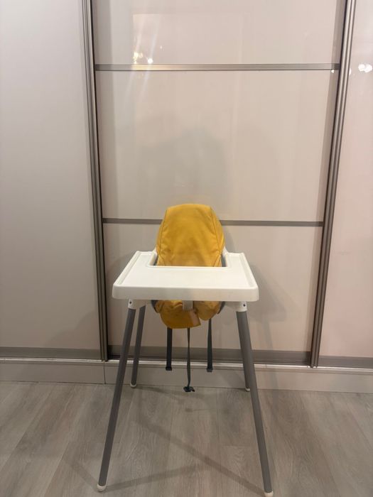 IKEA Антилоп белый детский стульчик