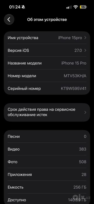 iPhone 15pro holati zo’rrrr