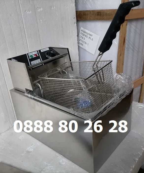 Фритюрник електрически  8л.-8+8л. Фритюрник дюнер скара котлон