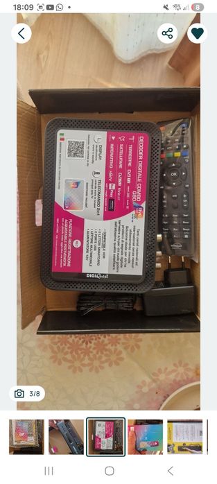 Vând receptor/receiver/decodor DigiQuest 4k UHD