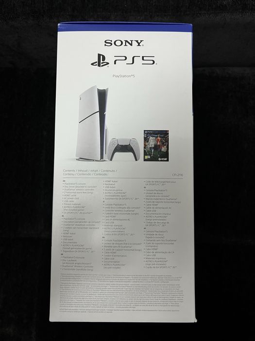 PlayStation 5 Slim – FC 26 Bundle – Nou, Sigilat