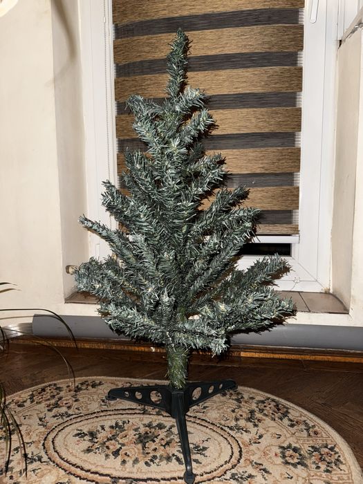 Brad artificial verde 80cm 2 segmente si suport