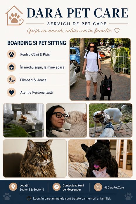 Petsitting si boarding