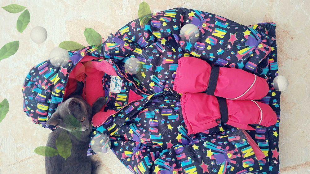 Детский комлект зимний комбинезон