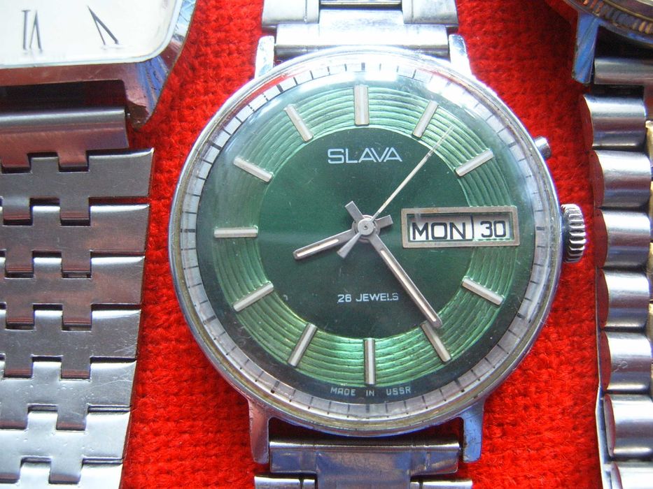 Мъжки ръчни механични часовници Poljot  Полет Slava СССР -ера