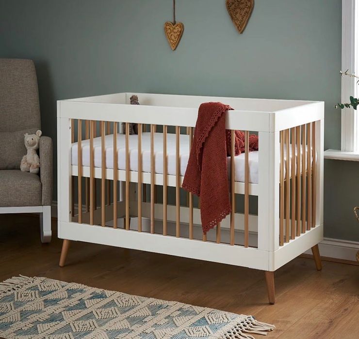 Дървена бебешка кошара Obaby Maya Mini 120x60