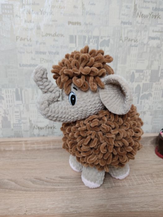 Мамонтёнок ручной работы