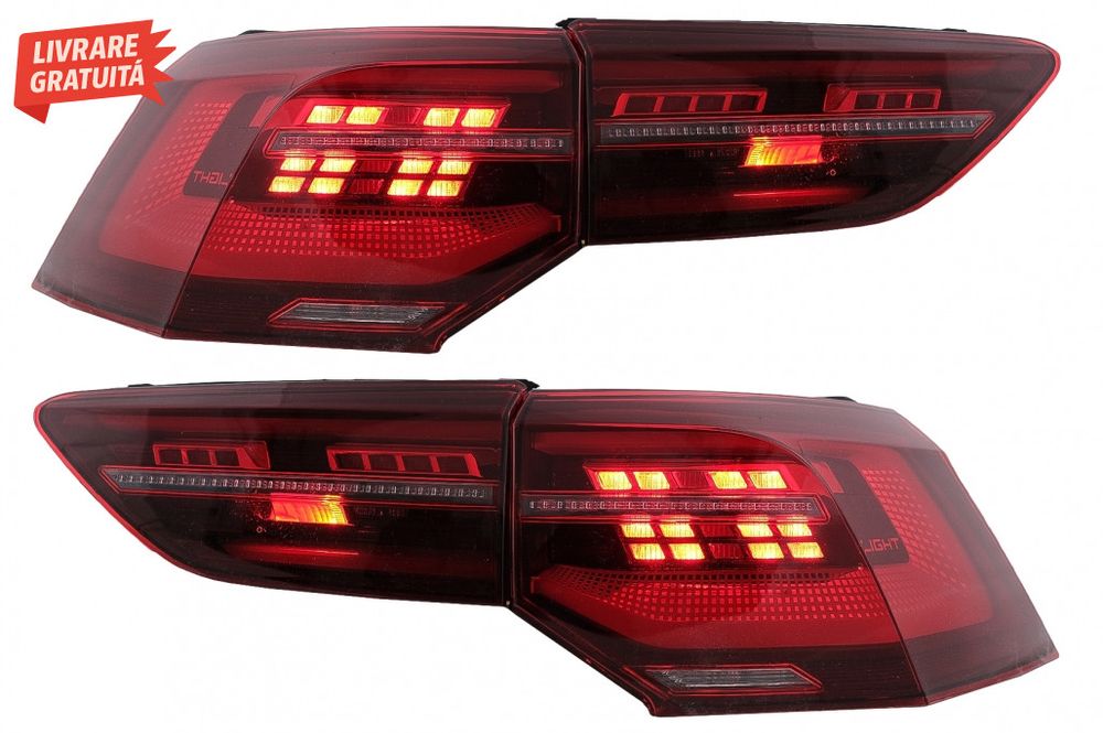 Stopuri Full LED VW Golf VIII Hatchback Mk8 MQB (2020-Up) cu Semnal Di