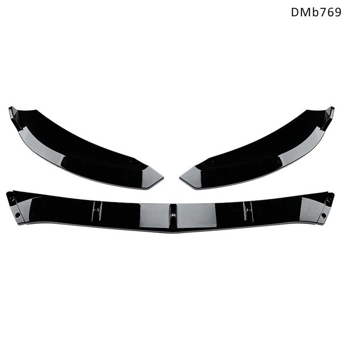 Черен лип спойлер предна броня Mercedes C W205 Pre face AMG мерцедес