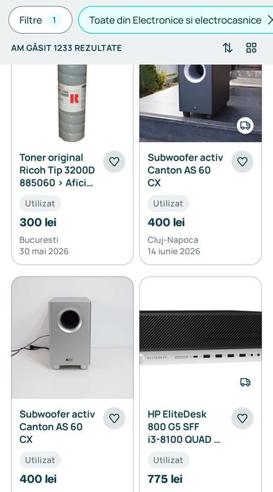 Subwoofer Canton As-60-CX 100% funcțional