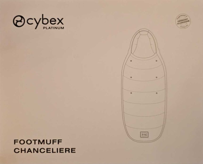 Зимно чувалче за количка Cybex Platinum Footmuff Сив Цвят Нов