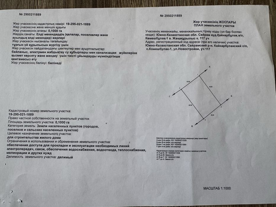 Земельный участок