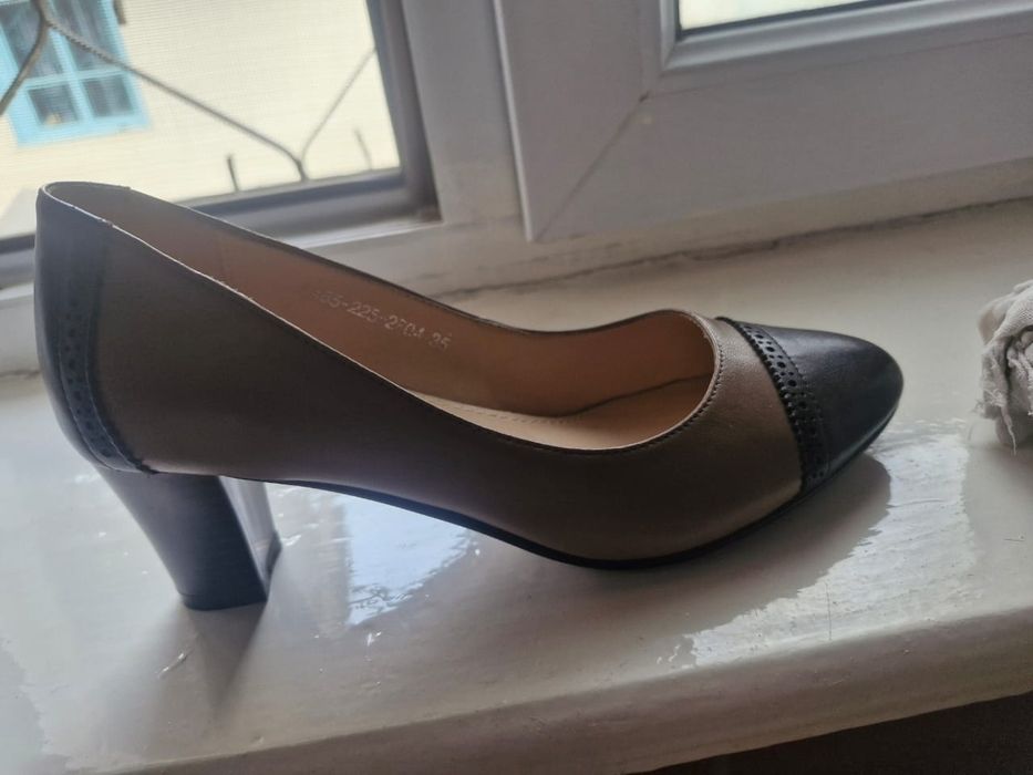 Туфли кожаные новые