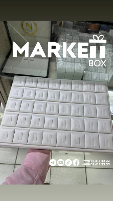 vitrina uchun 45 tali nabor  uzuklar uchun