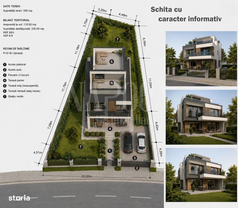 Teren intravilan pentru constructii de vanzare in Grigorescu, Cluj Nap