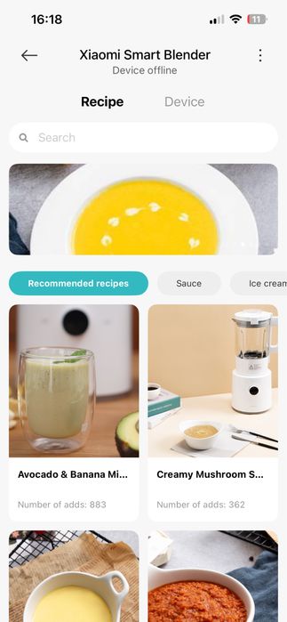 Смарт блендер Xiaomi Smart Blender MPBJ001ACM-1A