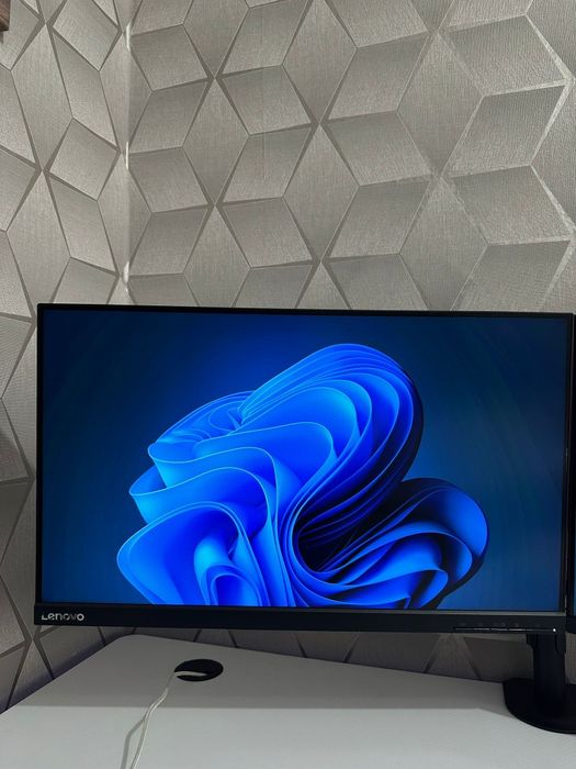 Vand set 2 monitoare cu suport brat dublu