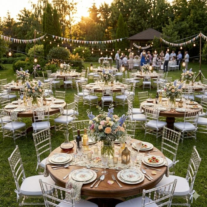 Элегантные стулья Chiavari в аренду