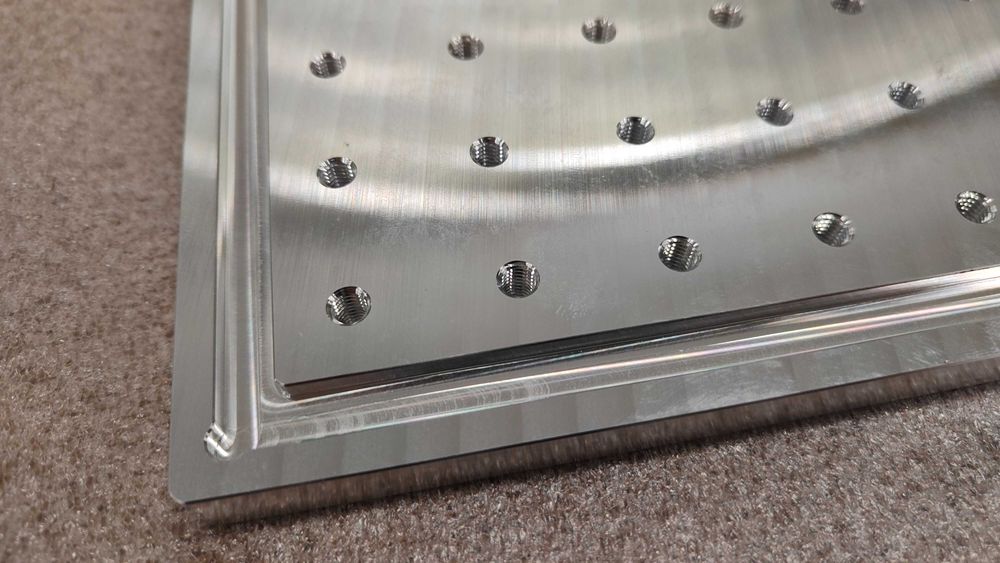 Универсална алуминиева плоча за ЦПУ / CNC - рутер или фреза.