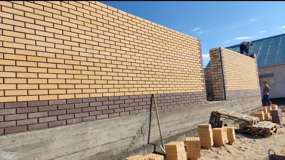 Облицовачный кирпич / фасадный кирпич от 65т.г с завода г. Талдыкорган