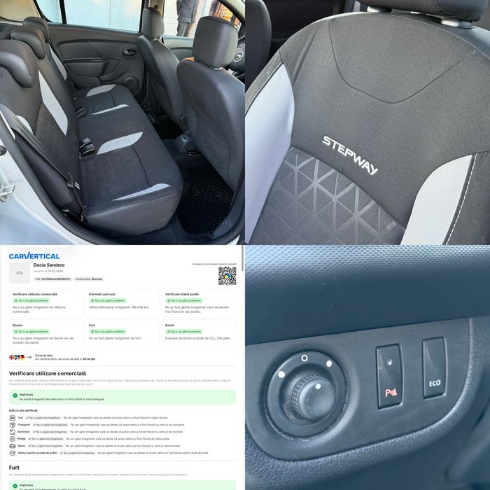 Dacia Sandero Stepway * An 2013 * Motor 0.9 TCE * Euro 5 *Navigatie