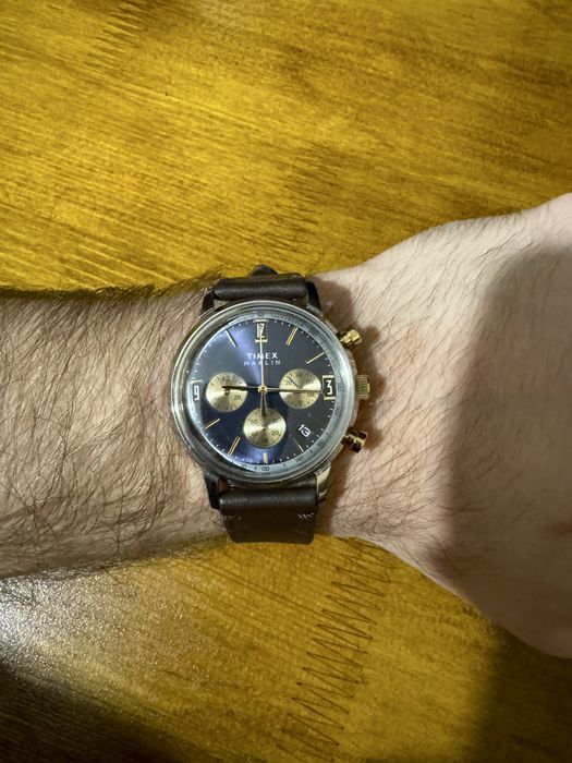 Дрес часовник Timex Marlin Chronograph кварцов