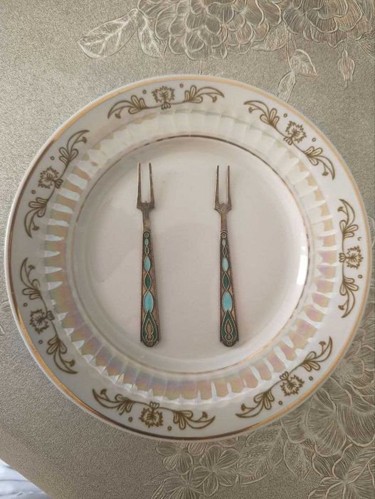 Серебряные Вилки проба 875