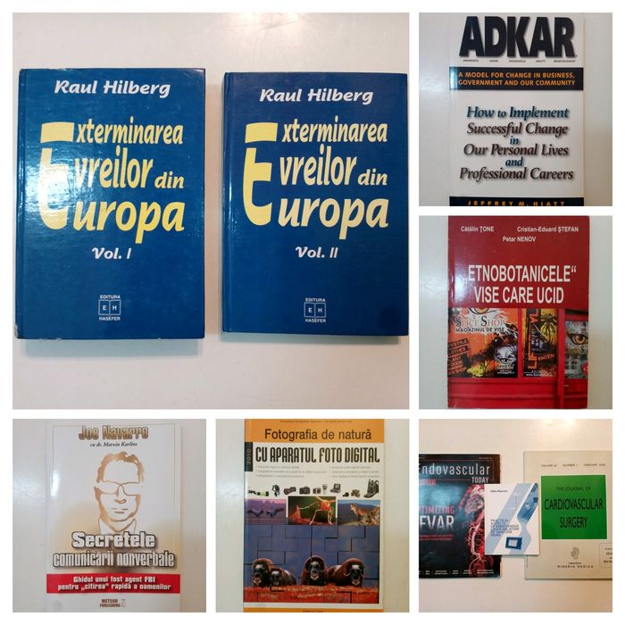 Carti si reviste diverse in limba romana si engleza