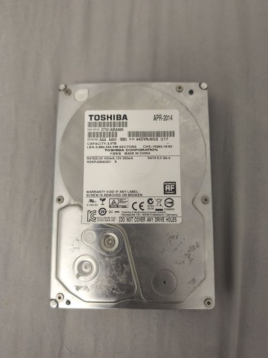 Hard disk 3 tb Toshiba