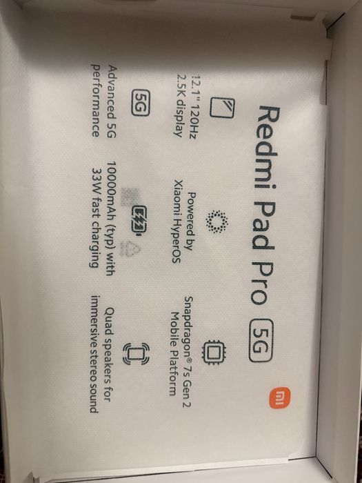 Redmi Pad pro 5G