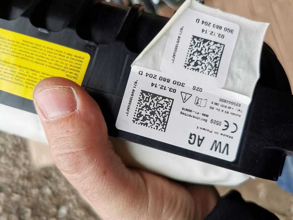 AIRBAG pasager airbag genunchi vw passat b8