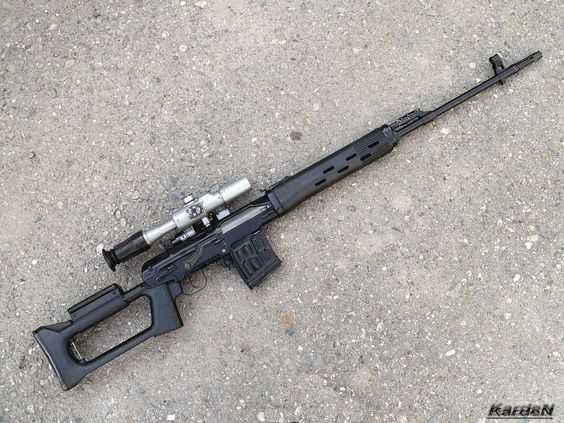 Pusca Airsoft SVD Dragunov (Sniper Rusia AK) 4,7j ARC Luneta METAL