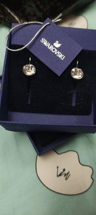 Серьги Swarovski PE Drop Mini CRY/RHS