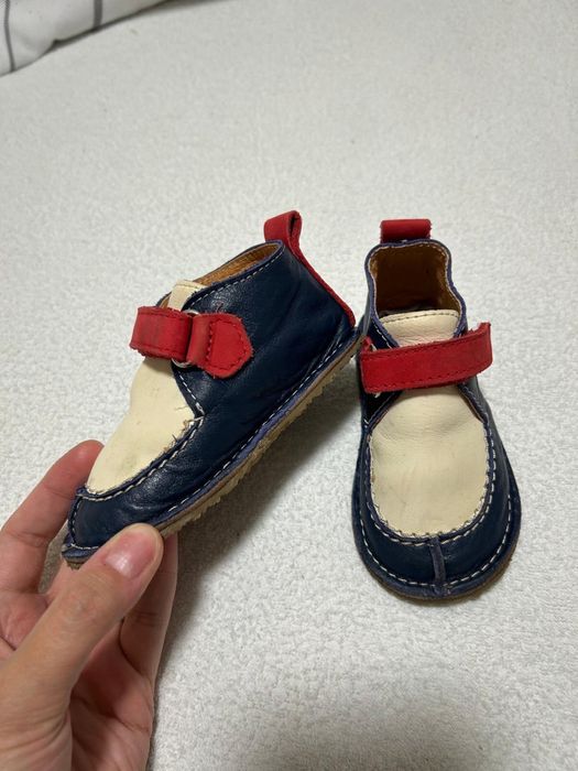 Pantofi ghete piele naturala bebelusi