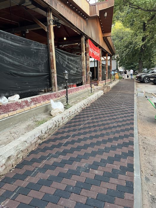 Брусчатка укладка брусчатки