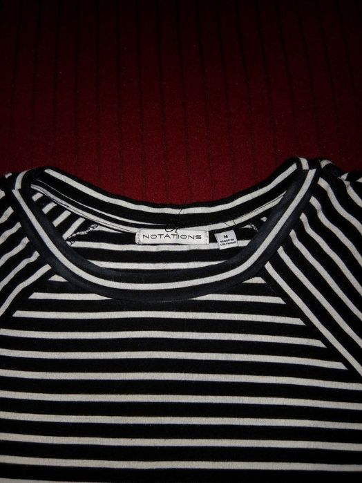 Из Америки, женская кофта от бренда NOTATIONS в полоску.