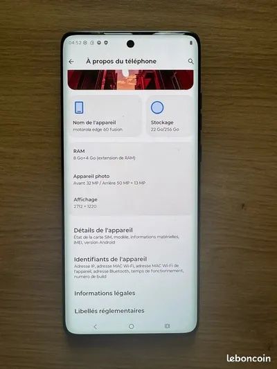 Motorola edge 60 fusion