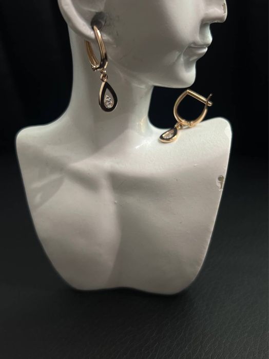 Золотые серьги/BariBarShop/0•0•12