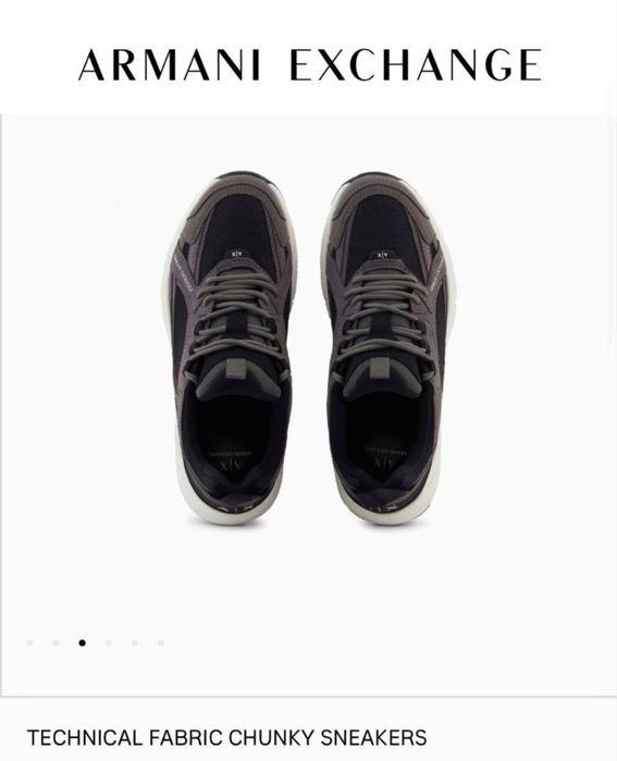 Оригинал Armani Exchange мужские кроссовки