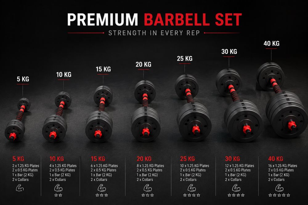Гантели разборные для дома 5–40 кг | Dumbbell Set